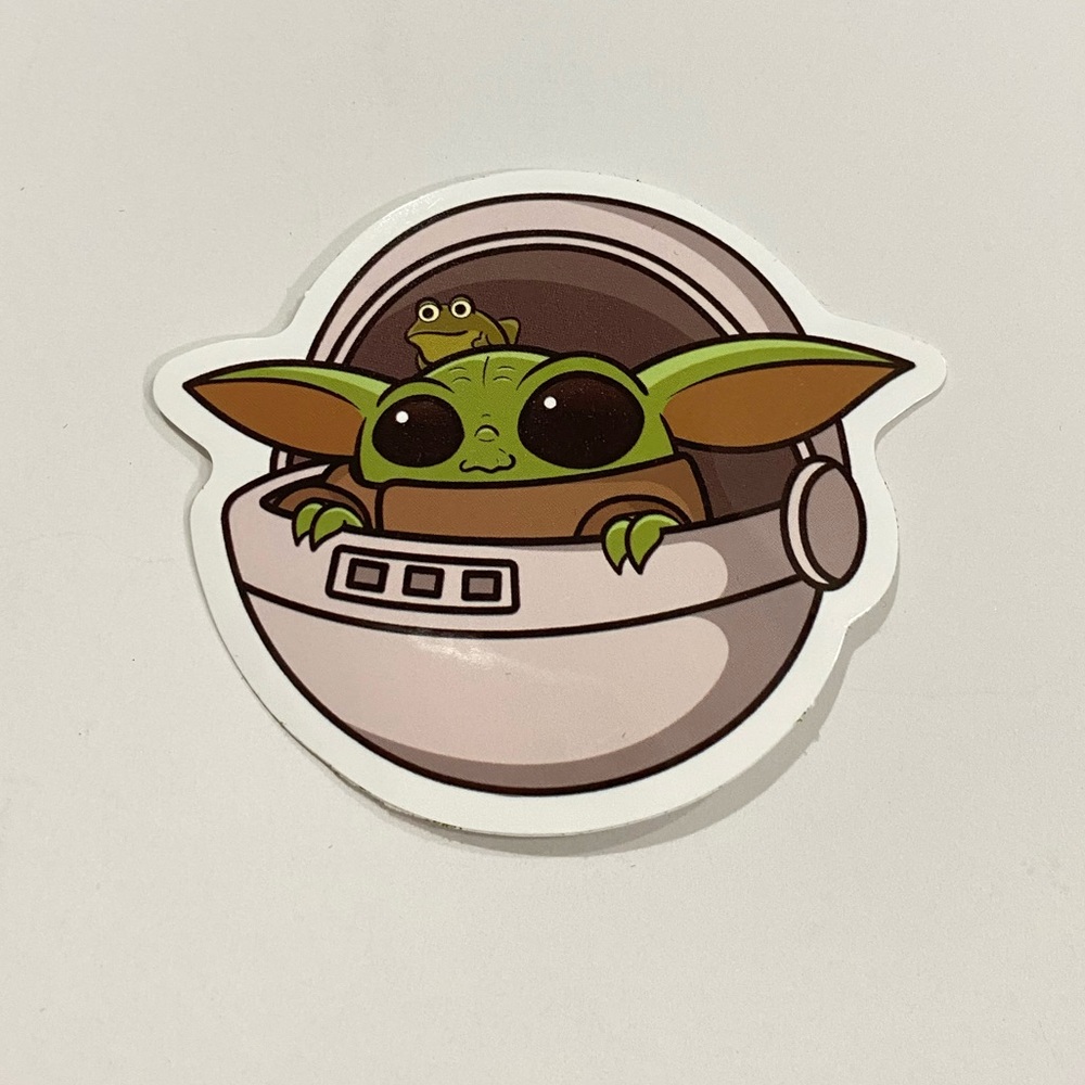 Super Cute Baby Yoda Sticker